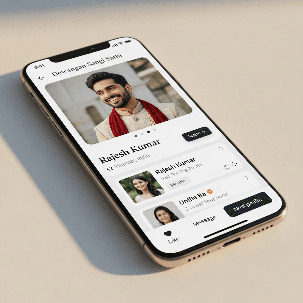 Sahu Sangi Sathi matrimony app — verified Sahu community profiles