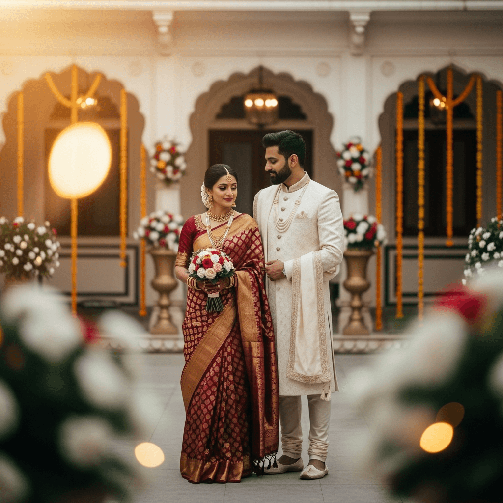 Sahu bride and groom — Sahu Sangi Sathi matrimony Chhattisgarh
